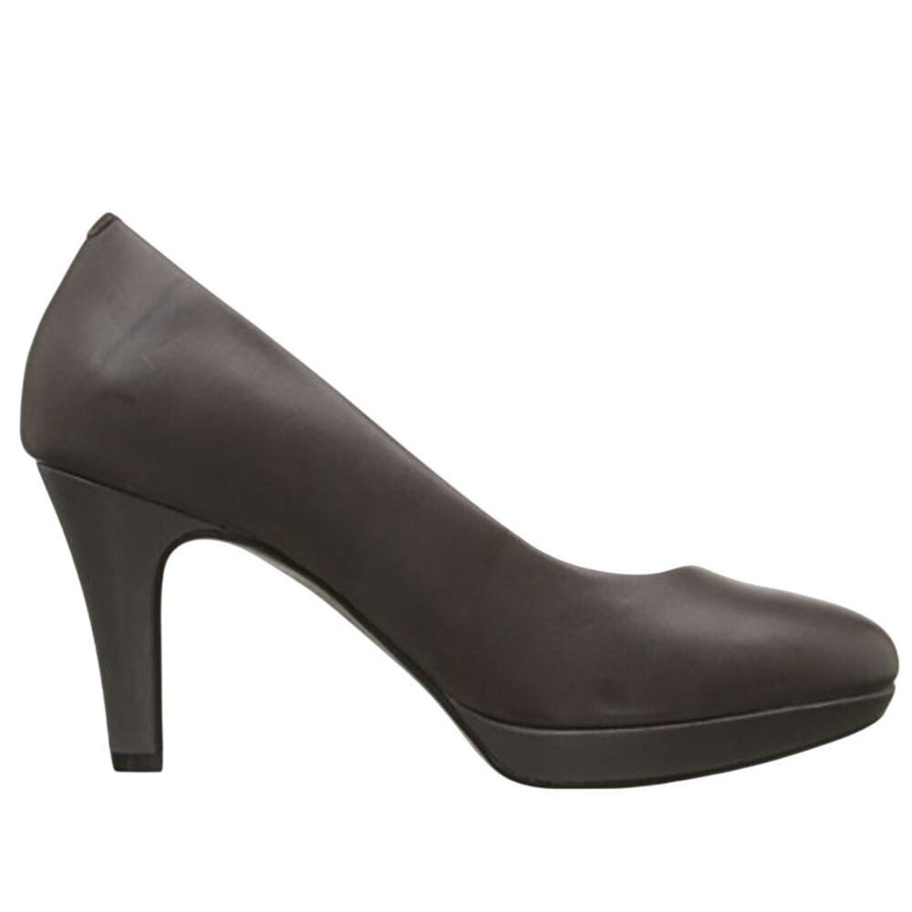 Clarks Women's Brier Dolly Dress Pump Grey Soft Cushion NWT 10M